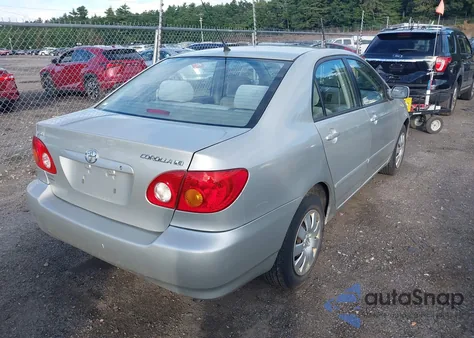 2004 Toyota Corolla Le z USA, uszkodzony, nr VIN 2T1BR38E14C258944
